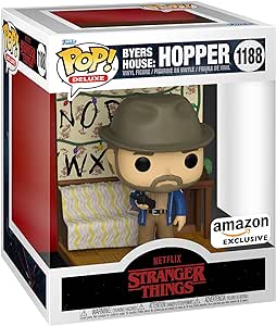 Funko Pop! Deluxe: Stranger Things - Build A Scene - Jim Hopper - Esclusiva Amazon