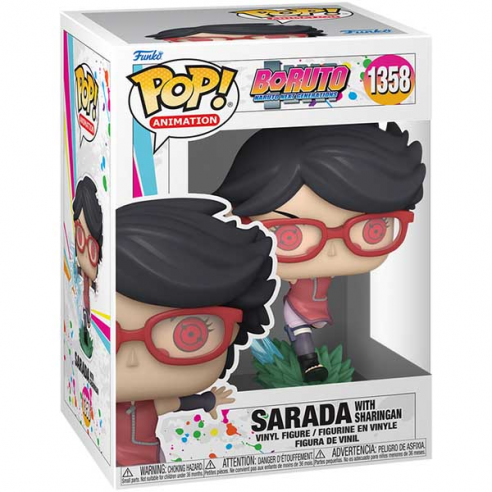 Funko Pop Animation 1358 - Sarada with Sharingan - Boruto: Naruto Next Generation