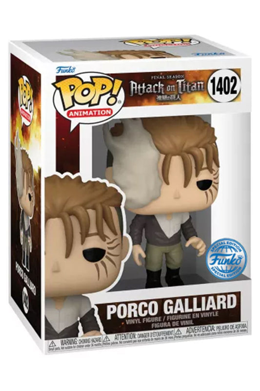 Funko Pop! -  Attack on Titan - Porco Galliard 1402 (Special Edition)