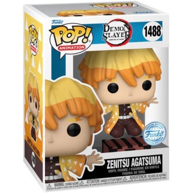 Funko Pop Animation 1488 - Zenitsu Agatsuma - Demon Slayer (Special Edition)